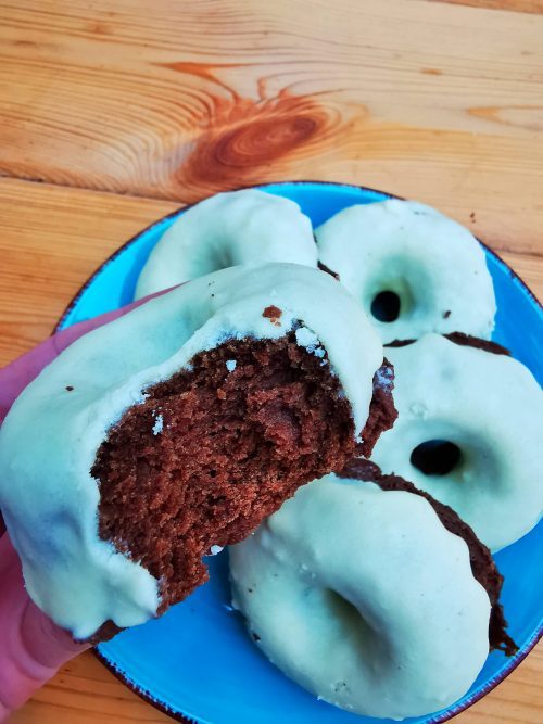 Keto Brownie Donuts zuckerfrei