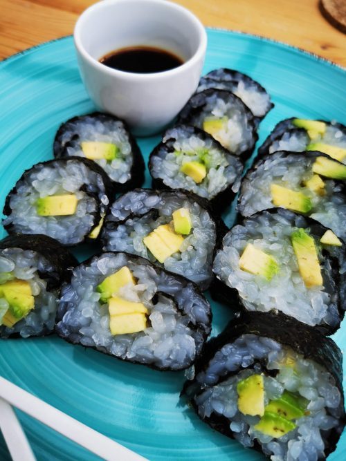 Keto Avocado Maki Sushi